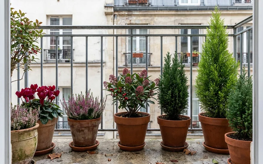 Que planter sur son balcon en décembre : garder de la vie au cœur de l'hiver
