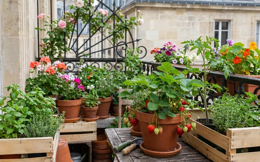 Que planter sur son balcon en juin : récolter, semer et entretenir en plein été