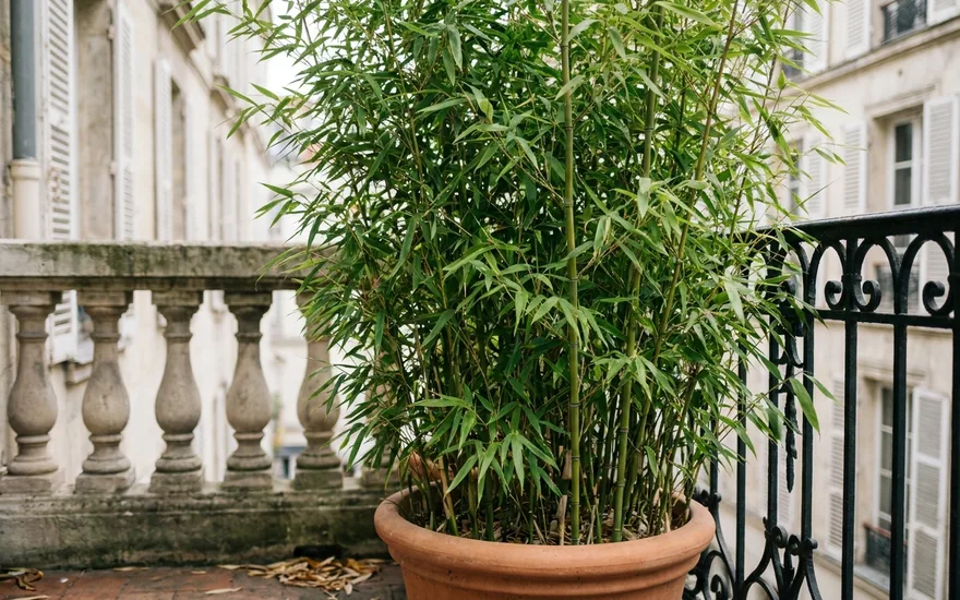 Bambou en pot sur balcon : créer un brise-vue vert et persistant