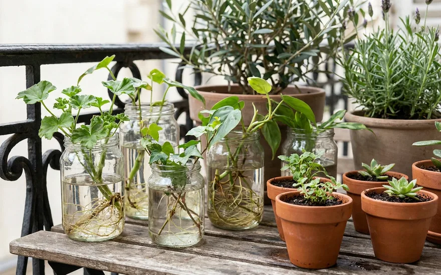 Bouturer ses plantes de balcon : multiplier ses plants gratuitement