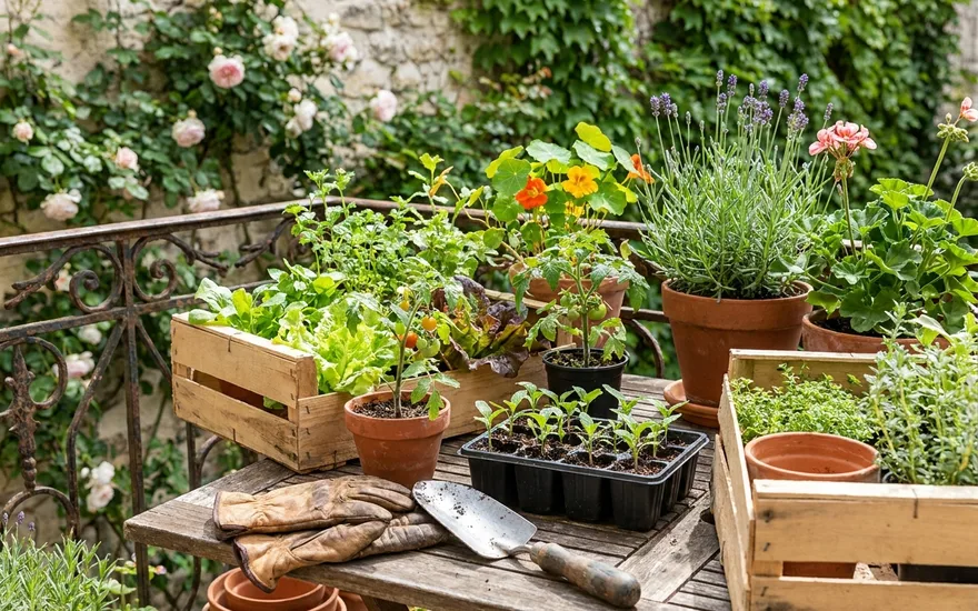 Calendrier de plantation balcon : que semer et planter mois par mois