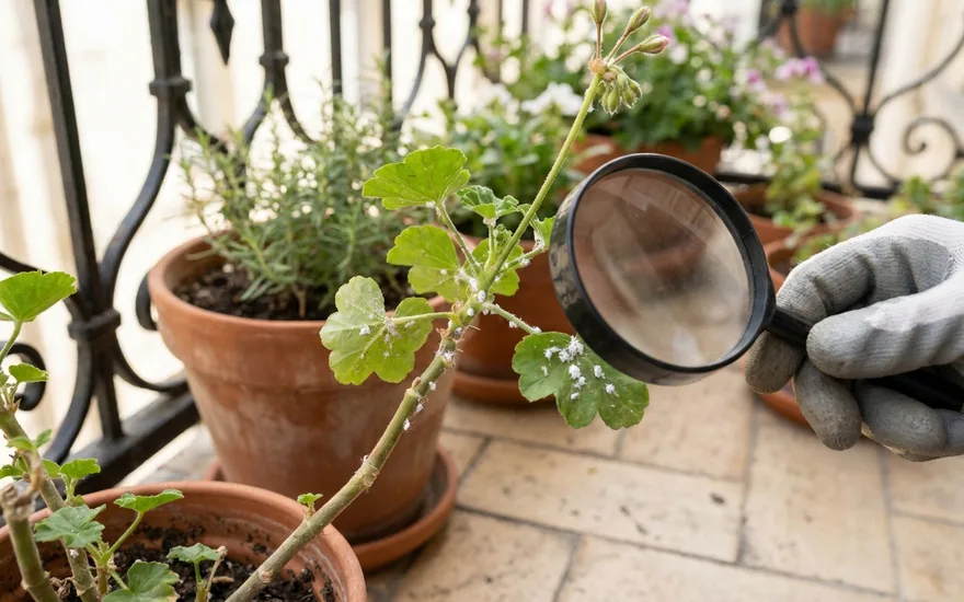 Cochenilles sur les plantes de balcon : reconnaître et éliminer ce parasite tenace