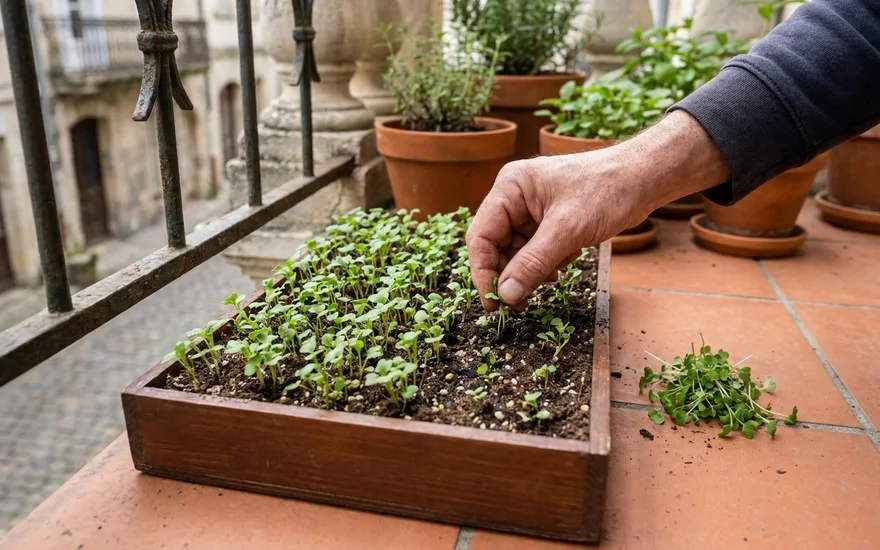 Éclaircir ses semis sur balcon : le geste essentiel pour de belles récoltes