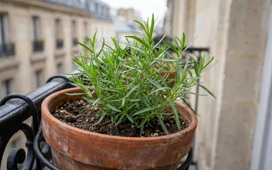 Estragon sur balcon : cultiver cette aromatique fine et vivace en pot