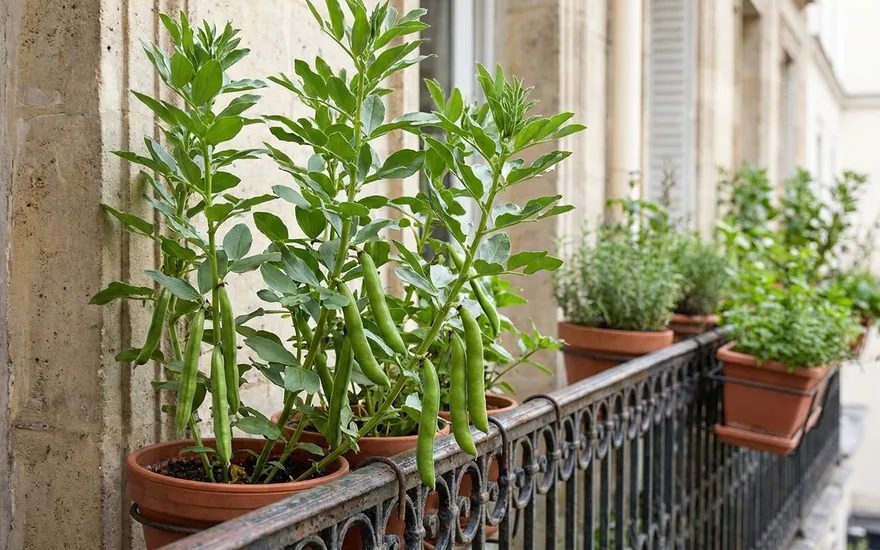 Fèves sur balcon : cultiver ce légume rustique et précoce en pot