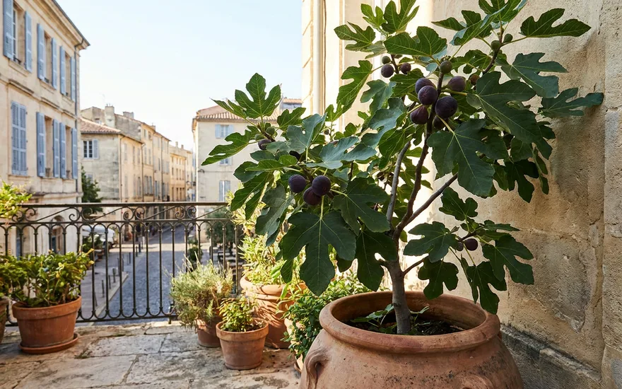 Figuier en pot sur balcon : récolter ses figues en ville