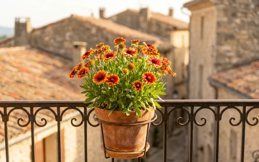 Gaillarde sur balcon : des fleurs flamboyantes aux couleurs de feu tout l'été