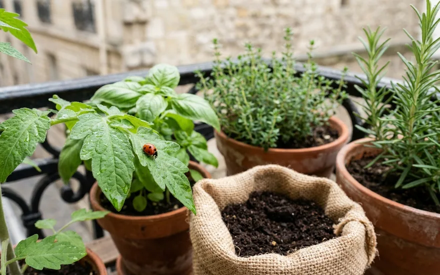 Jardiner bio sur son balcon : cultiver naturellement, sans pesticides ni produits chimiques