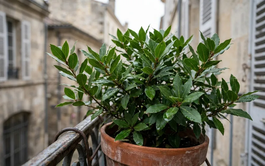 Laurier-sauce sur balcon : cultiver cet arbuste aromatique en pot