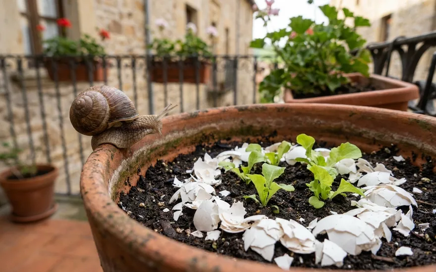 Limaces et escargots sur le balcon : comment protéger ses cultures sans chimie