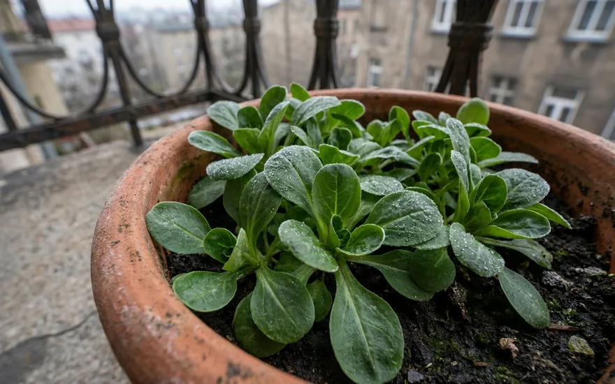 Mâche sur balcon : la salade d'hiver facile à cultiver en pot