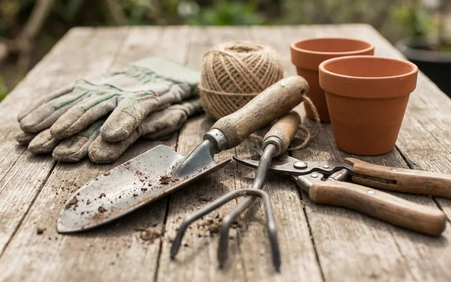Les outils de jardinage essentiels pour débuter sur un balcon