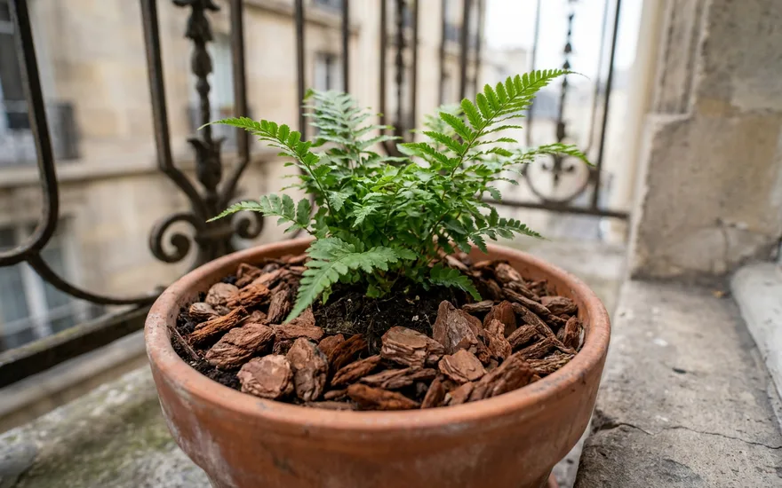Pailler ses pots de balcon : l'astuce simple pour moins arroser et de plus belles plantes