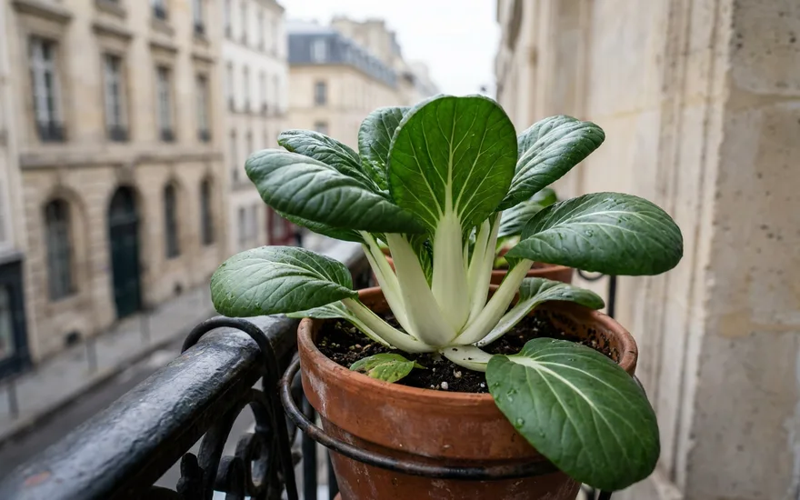 Pak choï sur balcon : cultiver ce chou asiatique rapide et savoureux en pot