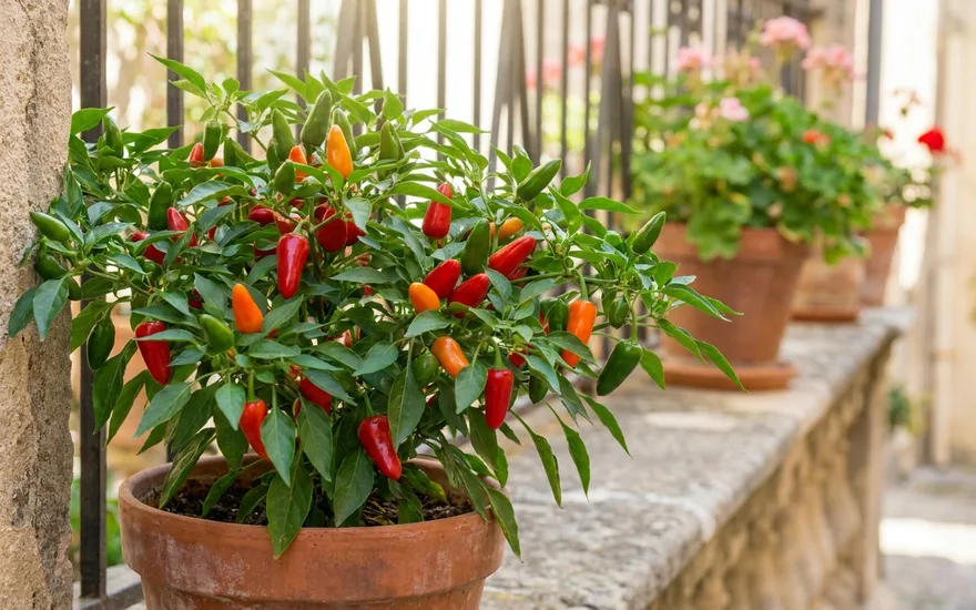 Piment sur balcon : cultiver des piments en pot du semis à la récolte