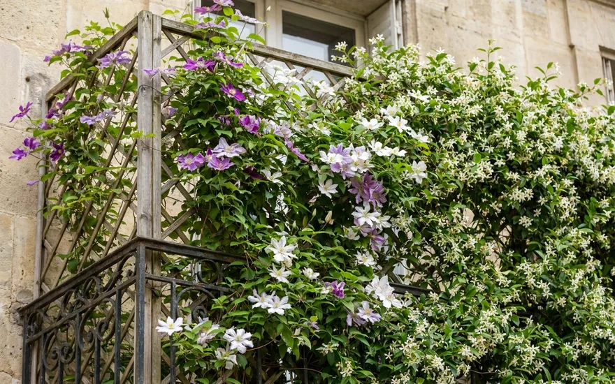 Plantes grimpantes pour balcon : créer un mur de verdure et d'intimité
