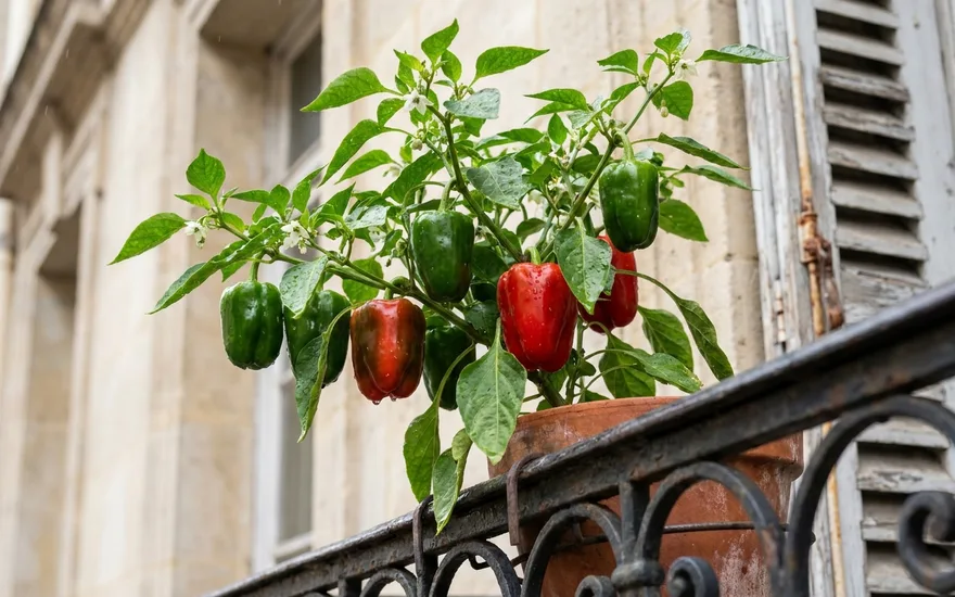 Poivron sur balcon : réussir la culture en pot pour une belle récolte