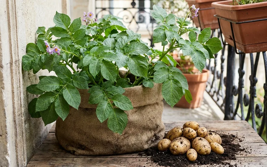 Pommes de terre sur balcon : les cultiver en sac ou en pot, c'est possible