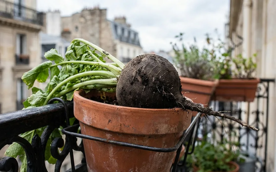 Radis noir et radis d'hiver sur balcon : cultiver ces racines piquantes en pot