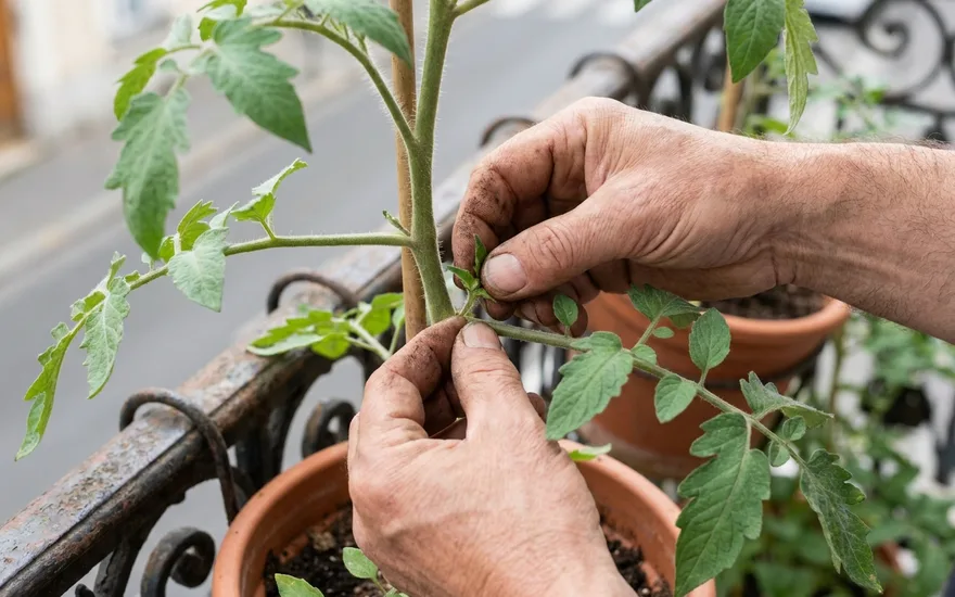 Tailler et tuteurer ses tomates sur balcon : les gestes pour une belle récolte