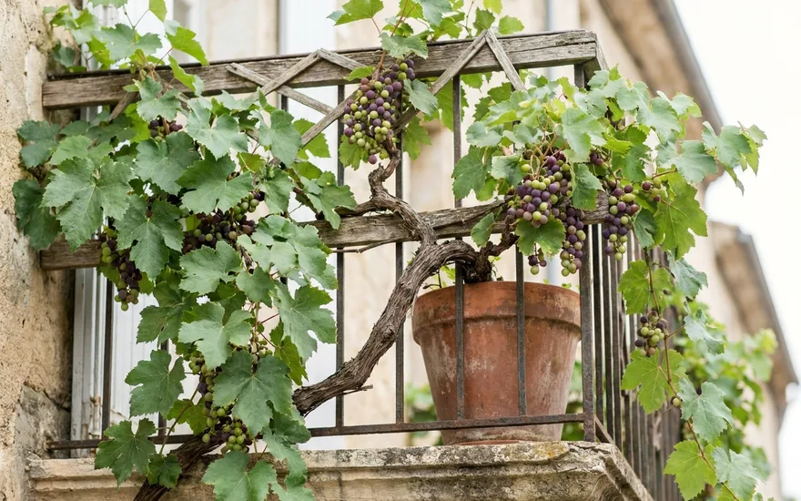Vigne sur balcon : cultiver du raisin en pot et créer un écran de verdure